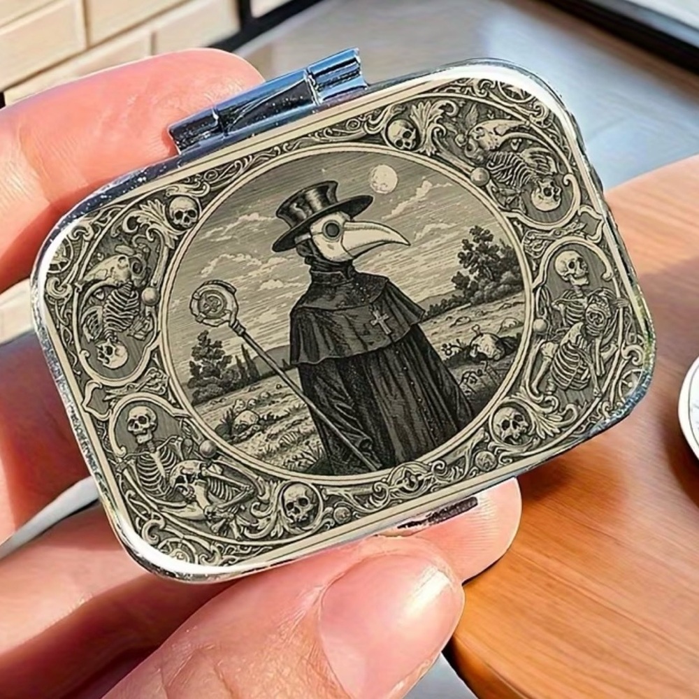 Gothic Plague Doctor Pill Box #259